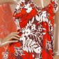 Floral Print Twisted Halter Neck Tunic Top