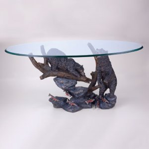 Imperial Finish Bear Coffee Table