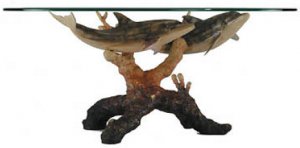 Imperial Finish Dolphin Table
