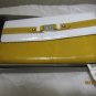 Giani Bernini White/Yellow Stripe Wallet