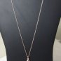 18KGP Rose Gold with Swarovski Crystals Necklace