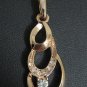 18KGP Rose Gold with Swarovski Crystals Necklace