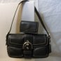 Coach Handbag with matching wallet Black