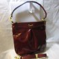 Coach Burgundy Messenger  Handbag