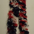 Red White Blue Ruffled Scarf