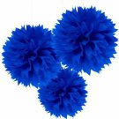 Royal Blue Fluffy Hanging Decoration