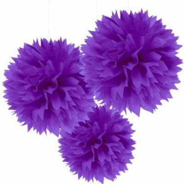 Purple Fluffy Hanging Decoration