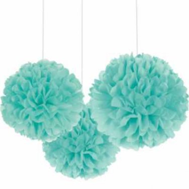 Robin's Egg Fluffy Hanging Decoration