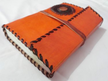 recycled/reclaimed/up cycled leather diary journal notebook