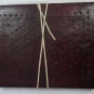 Real Leather handmade Journal Multicolor Stone gods Eye Diary