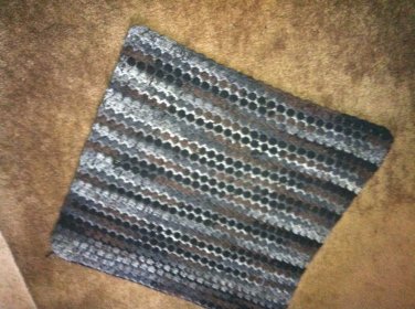 Brown/Blue throw