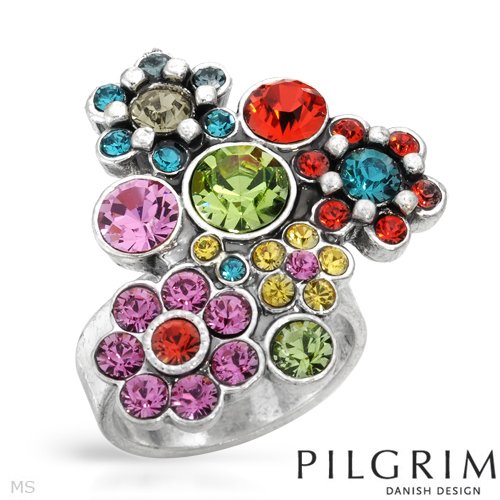 Pilgrim Skanderborg Ring With Genuine Crystals