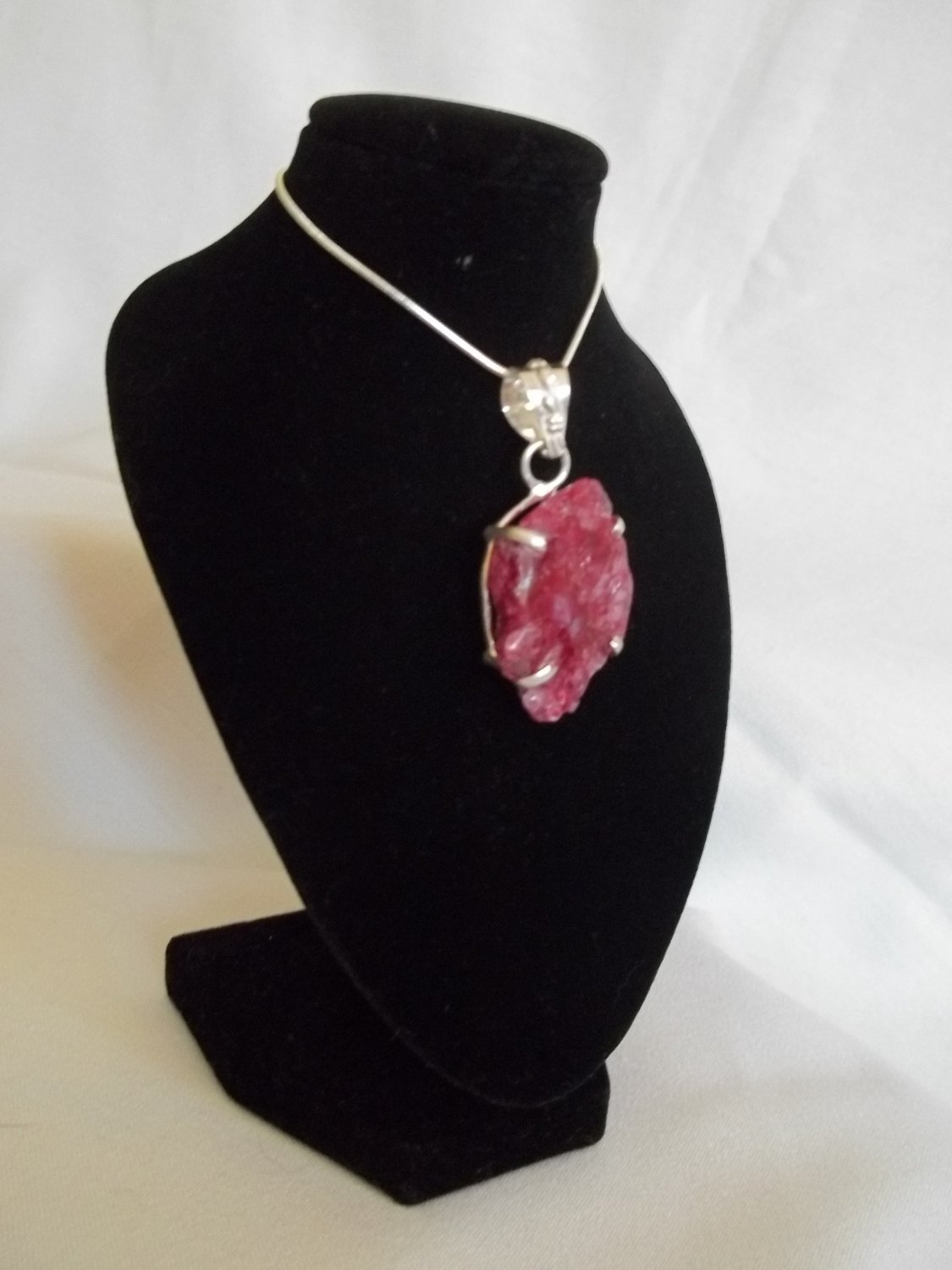 Solar Quartz Pendant in Silver