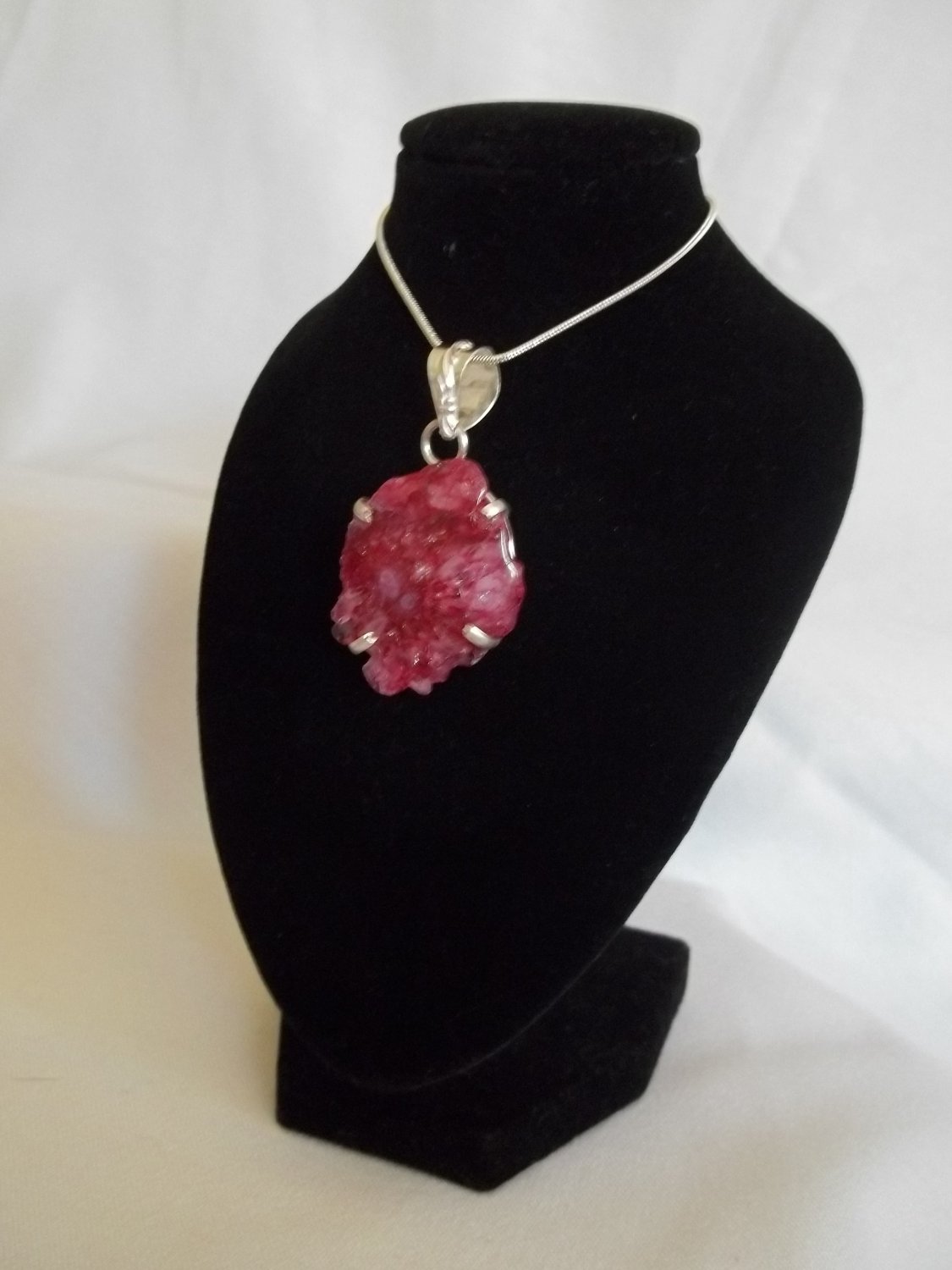 Solar Quartz Pendant in Silver