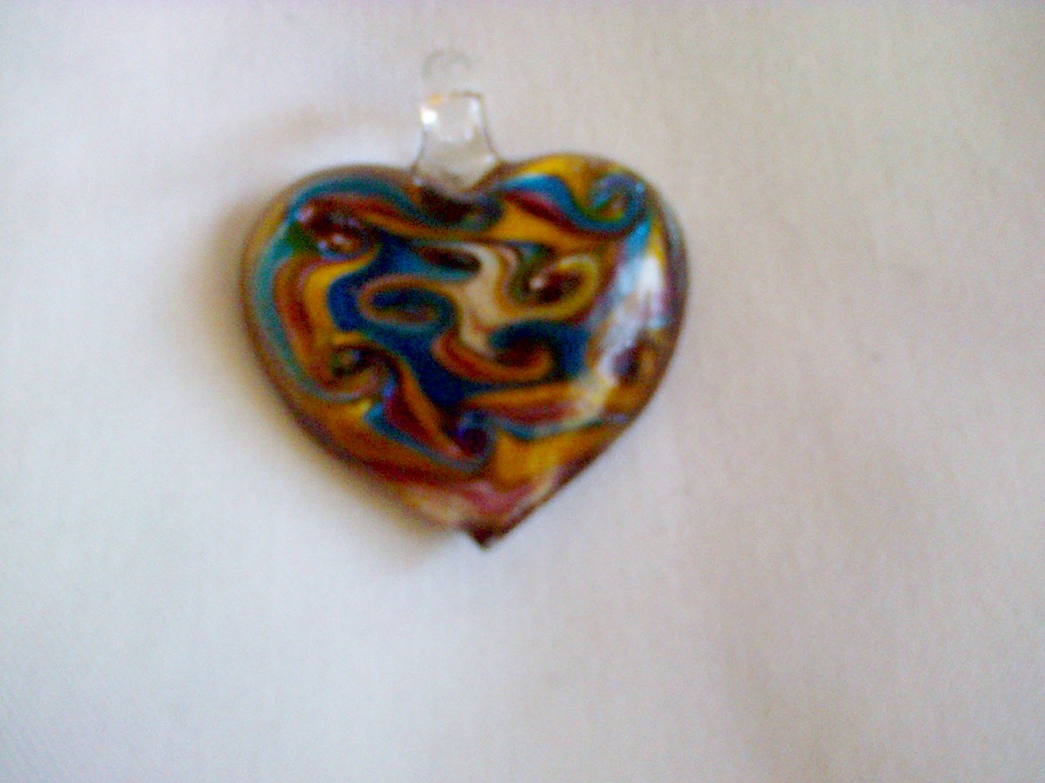 Murano Glass pendant and Suede necklace