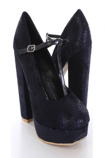chunky wide fit heels