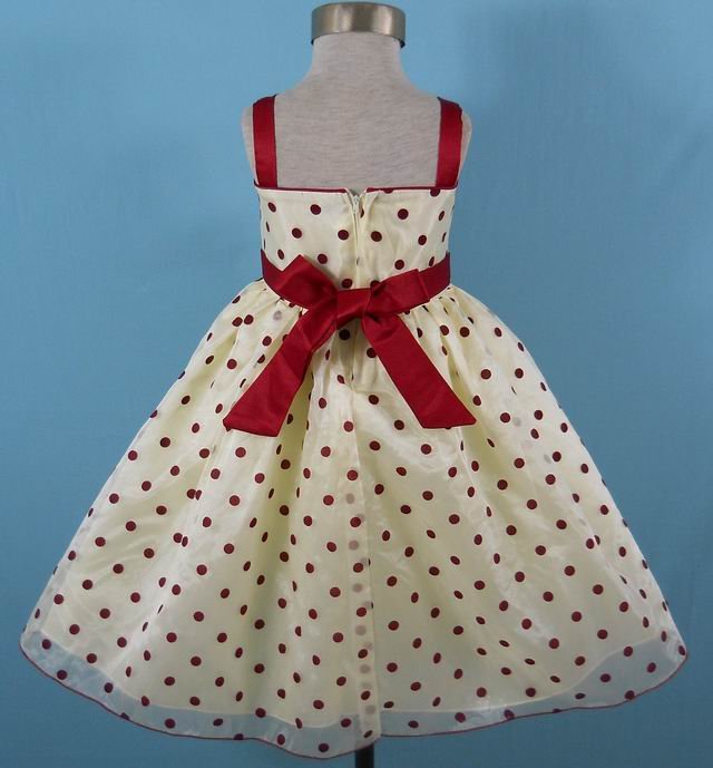 Polka Dot Pageant dress Girl's size 5-6