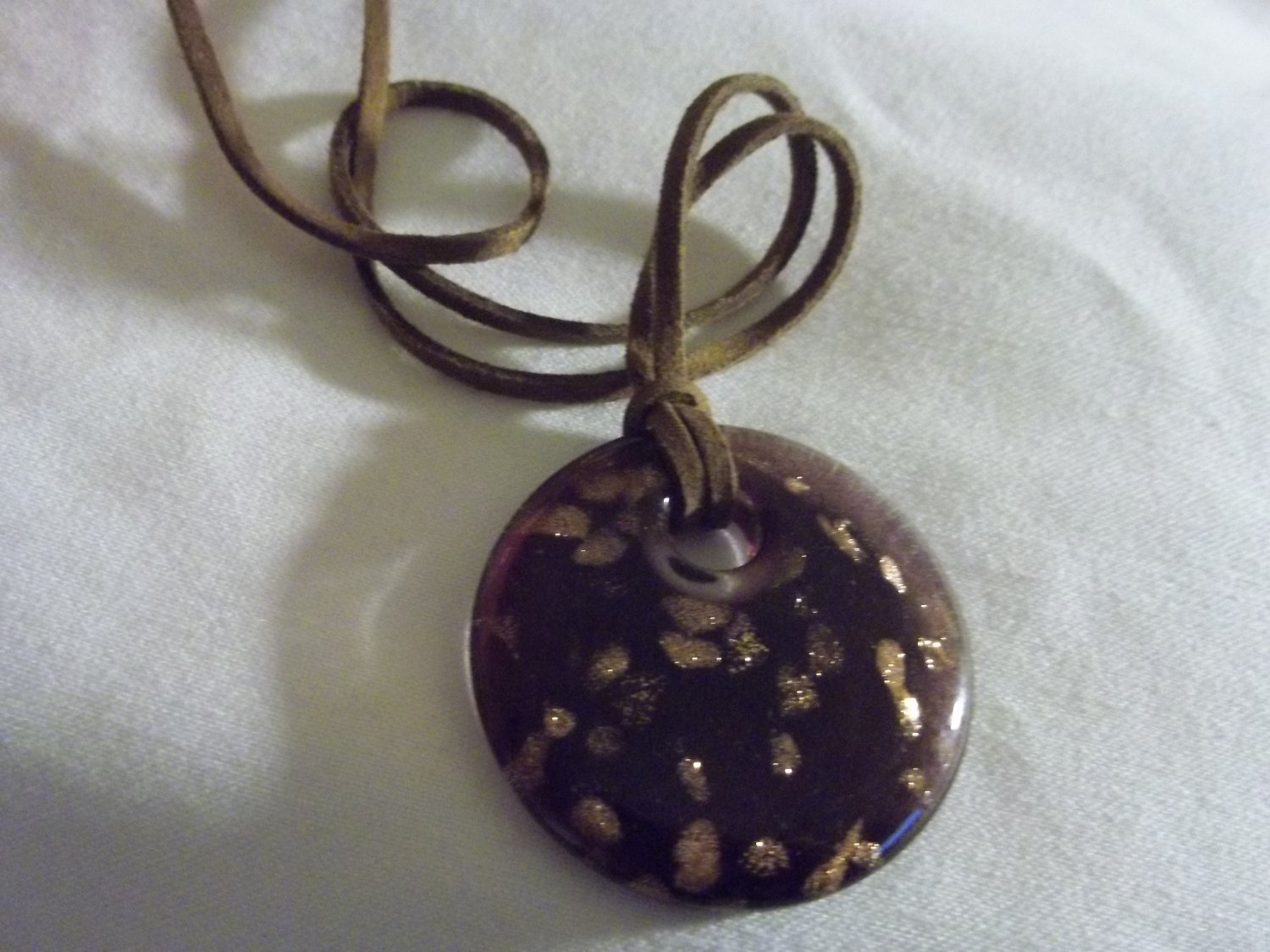 Glass Pendant and Necklace
