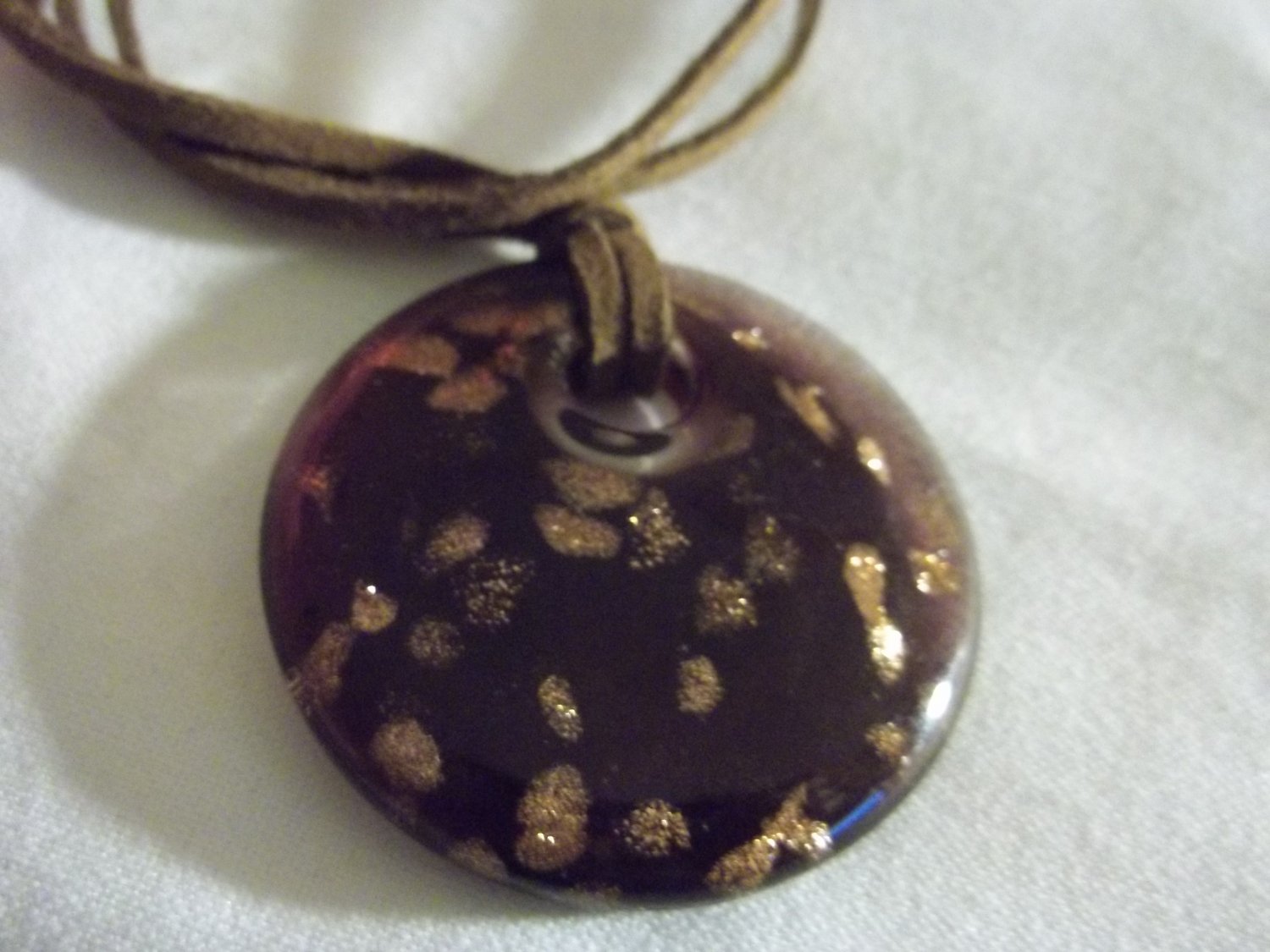 Glass Pendant and Necklace