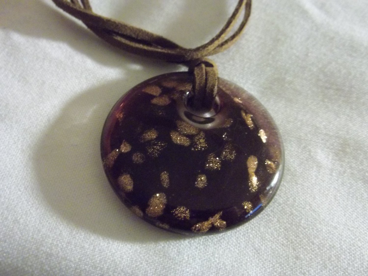 Glass Pendant and Necklace
