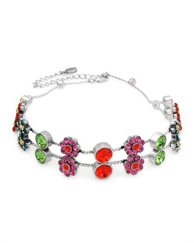 Genuine Crystal & Gems Choker Necklace