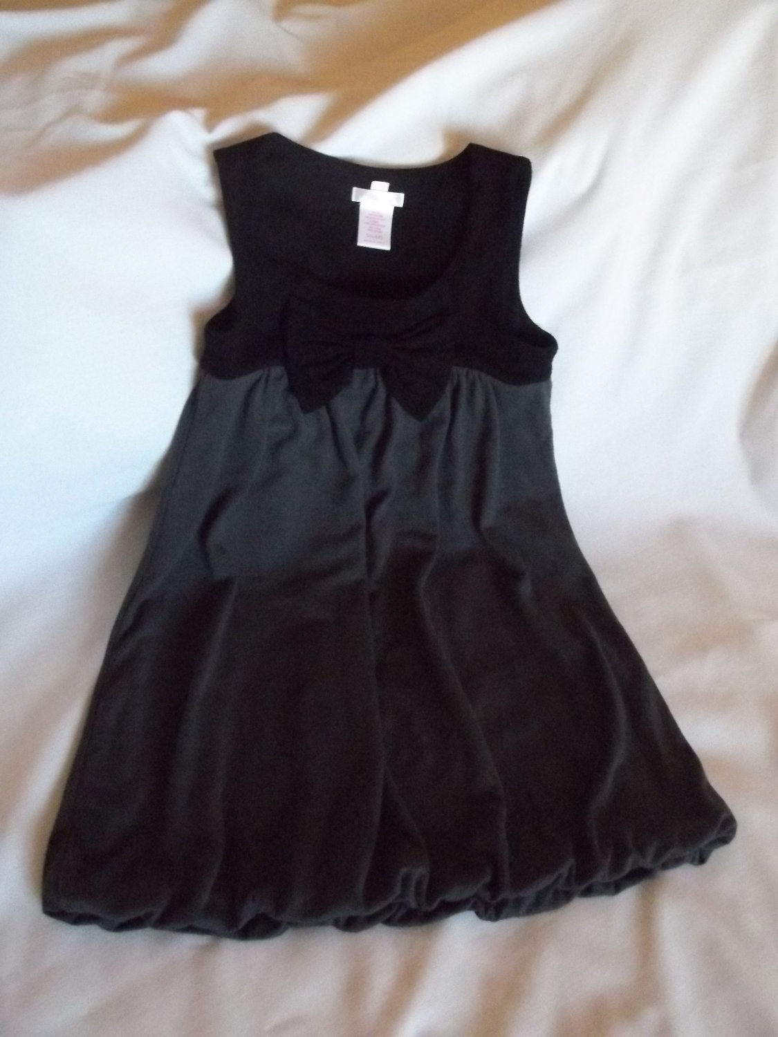 From Xhilaration Black & Gray Sleeveless Dress Size 6X