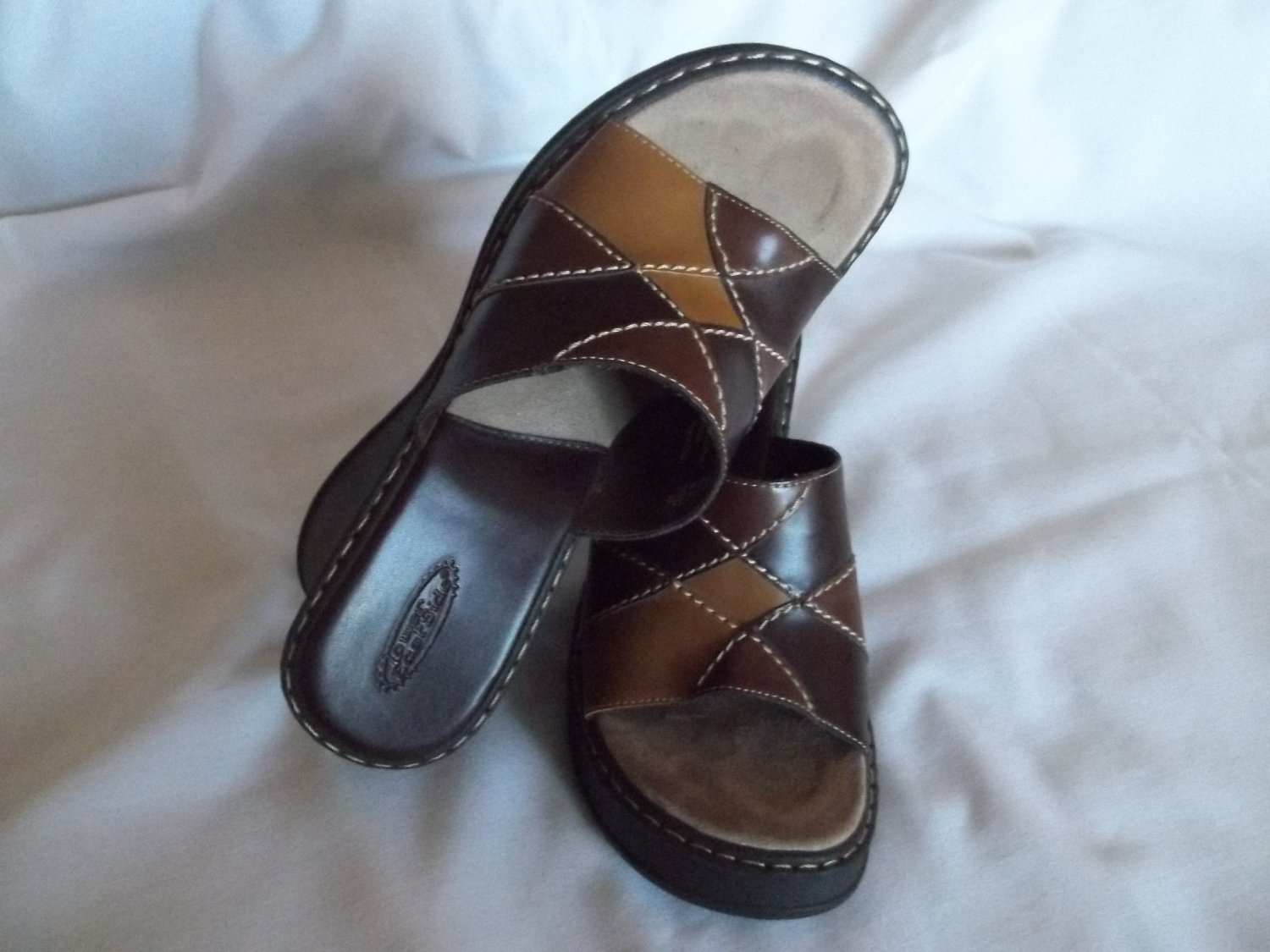 brown wedge sandals with strap