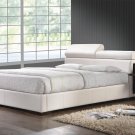 Upholstered Queen Bed with Headrest (Queen)