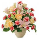 Carnations And Lilies Arrangement
