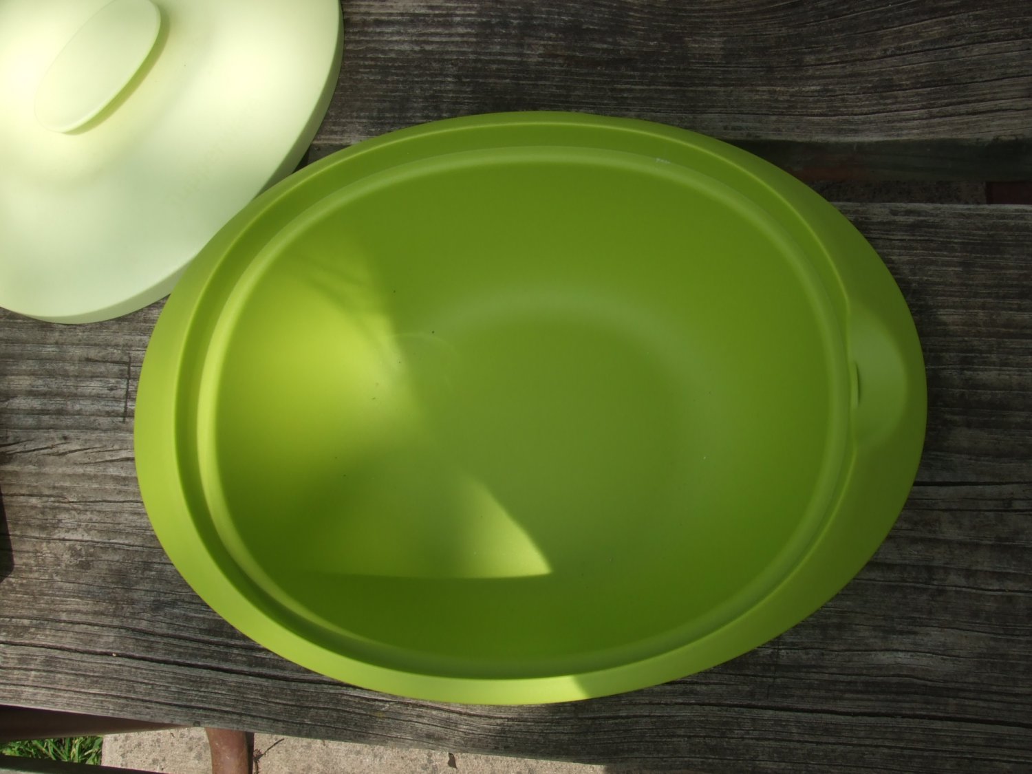 Tupperware Essentials Blossom Rice Serving Bowl Serving Spoon Basil
