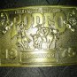 1975 Hesston Rodeo Finals "Limited Edition" Collector's belt buckle