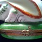 Limoges "Long Ear Rabbit/Hare trinket box" Peint main, Limoges France