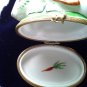Limoges "Long Ear Rabbit/Hare trinket box" Peint main, Limoges France