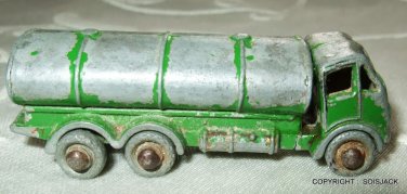 MATCHBOX LESNEY MOKO 1-75 ERF PETROL TANKER (GREEN) # 11 A