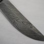 Full Tang Damascus Steel Hand Made Fixed Blade Knife & Seasond Wood Handle + Genuine Leather Sheath