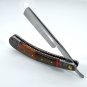 197 RS Shave Ready Straight Razor with Walnut & Olive Wood + Leather Sheath