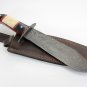 Full Tang Custom HandMade Bowie Damascus Blade Hunting Knife 176 FI