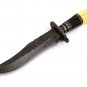 HeCFI2 Custom Hand Made Damascus Steel Fixed Blade Knife