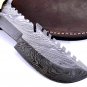 Full Tang Custom HandMade Bowie Damascus Blade Hunting Knife