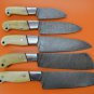 DKKS2 Full Tange Damascus Steel Kitchen Knife Set