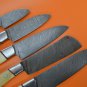 DKKS2 Full Tange Damascus Steel Kitchen Knife Set