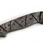 Full Tand 100% Damascus Knife with Leather Sheath