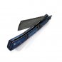 200 RD Straight Razor Knife of Damascus Steel Blade with Colored Camel Bone on Handle+Sheath