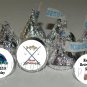 Personalized CAMPING FISHING Candy Kiss Labels Favors Birthday Party Supplies