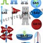 Personalized UFO SPACE ALIEN Birthday Party Scratch Off Tickets Supplies GAME