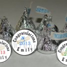 108 Personalized GRADUATION TASSEL 2013 Kiss Labels Party Favors Candy Wrappers