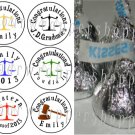 108 LAW SCHOOL GRADUATION Candy Wrappers Kiss Labels Party Favors Supplies