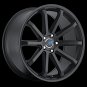 18" Mach 10 Wheels Rims 18x8.0 Satin Black Fits  5x114.3