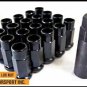 Varrstoen Vt48 Lug Nuts 12x1.5mm Extended Open Black