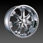 18" Velocity VW725 Wheels Chrome Rim 18x7.5 Chrome 4x114.3